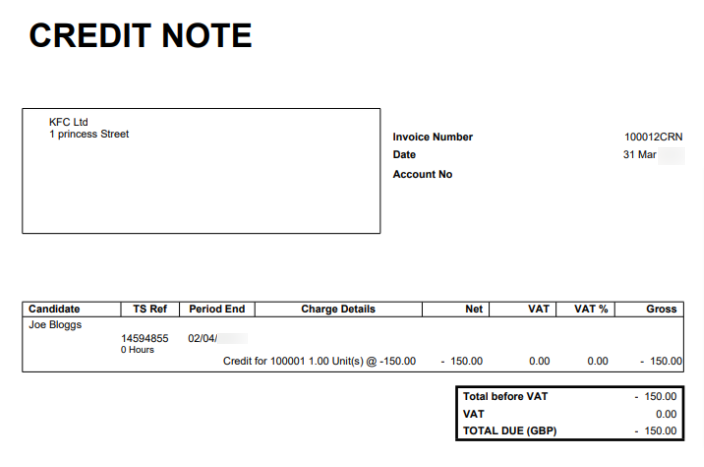 How To Create A Partial Credit Note Knowledge Base