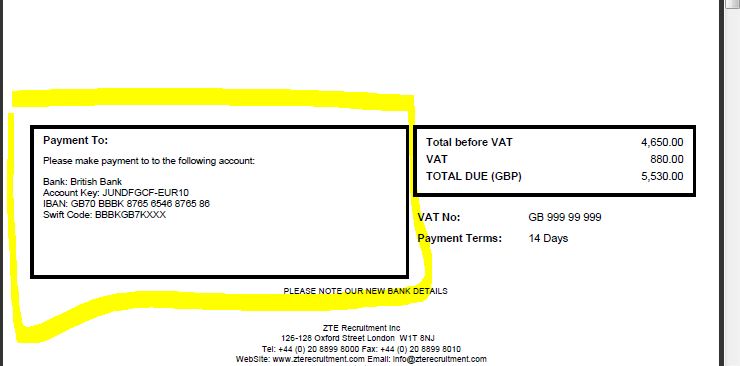 Where Can I Add Different Bank Details So They Appear On A Sales Invoice Etz Technologies Ltd